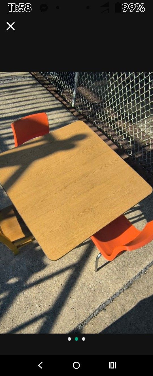 Kids Table & Two Chairs