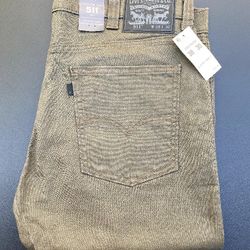 Brand New Levi's 511 Slim Fit Stretch, Size 38x30