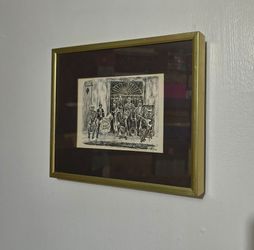 BRENT MCCARTHY ARTWORK, FRAMED - MATTED PRINTS  10.5"×8.5"