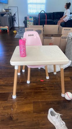 2 chair table