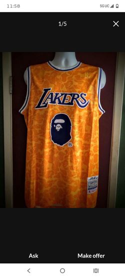 Los Angeles Lakers #93 A Bathing Ape NBA Basketball Jersey Bape -S.M.L.XL.2X