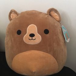 Squishmallow Baron 16” Brown Bear