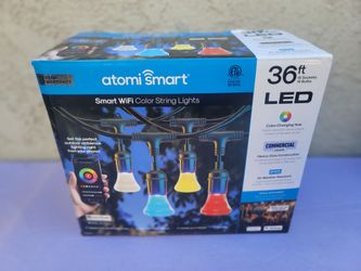 Atomi Smart WiFi Color String Lights 36ft