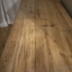 Antique Pine Wood Desk