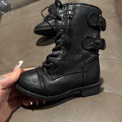 Girls Combat Boot