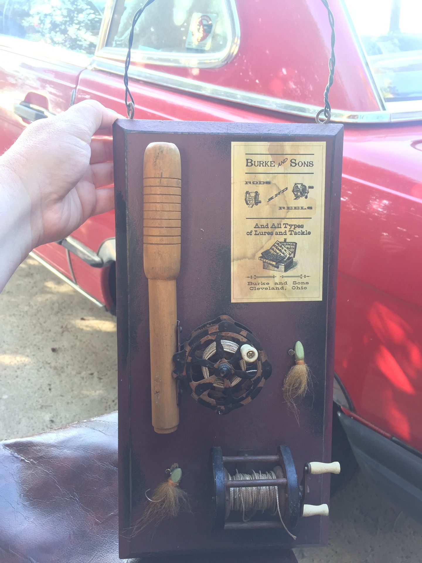 Burke and sons fishing plack