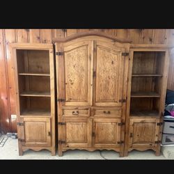 Wood Rustic Living Room Set 