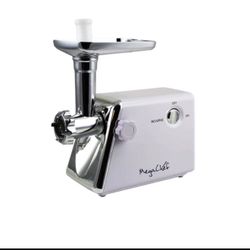 MegaChef Meat Grinder 1200W Sausage Kibbe Attachments 3-Blades Powerful Tool
