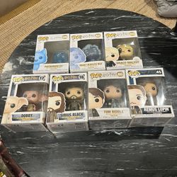Funko Pop Harry Potter Remus Lupin;Tom Riddle;Dobby;Sirius Black;7 Piece Set