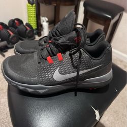 Nike Tiger Woods TW '15 Black Mens Size 10 Golf Shoe
