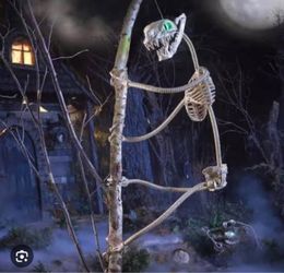 5.5ft Grave & Bones Lighted Skeleton Constrictor