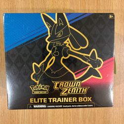 Pokemon TCG Crown Zenith Elite Trainer Box