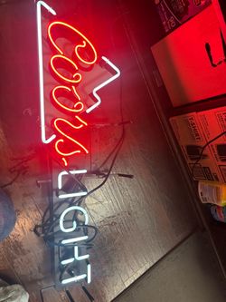 Coors Light LED light