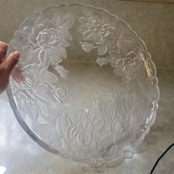 Crystal Glass Platter