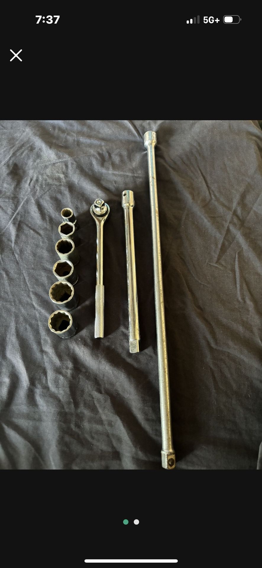 1/2" Drive Ratchet & Sockets