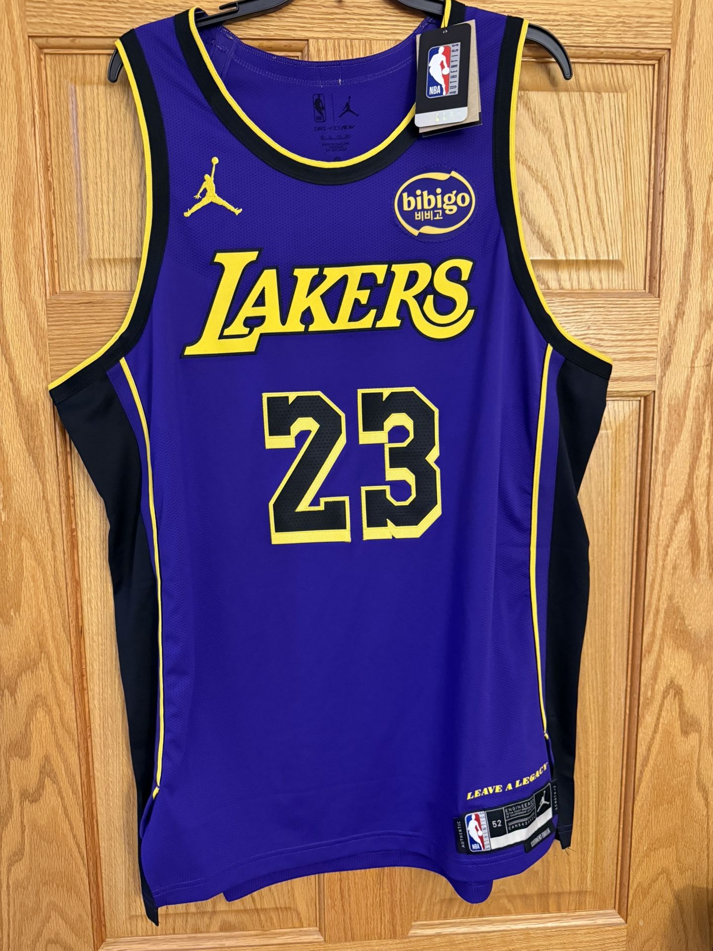 LeBron James Statement Jordan Jersey NBA Lakers