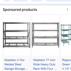 Gladiator Heavy Duty Shelves (brand New)