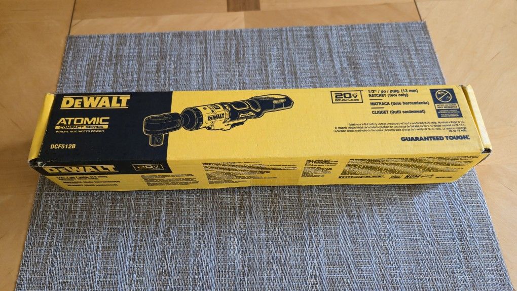 Dewalt 20 Volt Atomic 1/2 Inch Ratchet