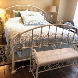 King Size Bed Frame & Bench