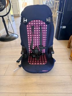 Cosco Kids Finale 2-in-1 Toddler Booster Car Seat, Peony Tiles II, Harness Booster Car Seat