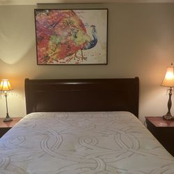 Queen Bed And Nights Stands