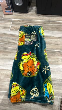 Ninja Turtle throw Blanket New
