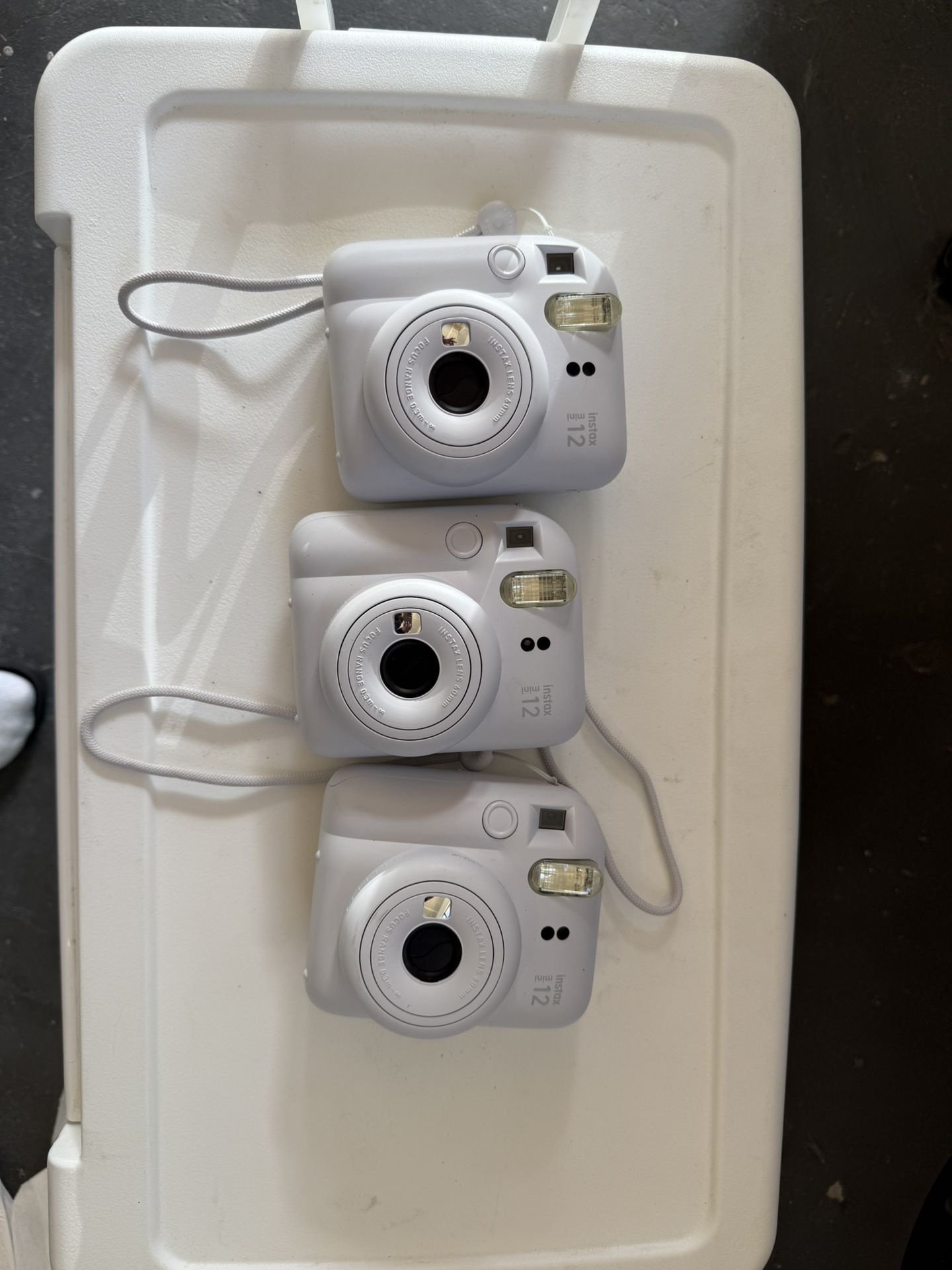 Fujifilm instax mini 12 camera (x3)