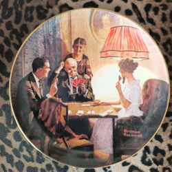 Norman Rockwell Vintage Plates. Pristine Condition.