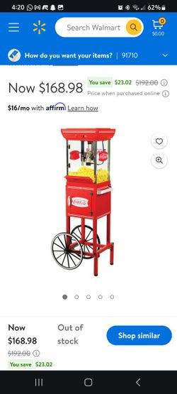 Coca-Cola Popcorn Machine Maker