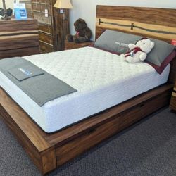 Bedroom Set Queen or King Bed Dresser Nightstand Mirror Chest Options winslow 