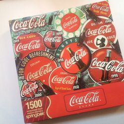 Cocoa-Cola Red Disc Icon Puzzle