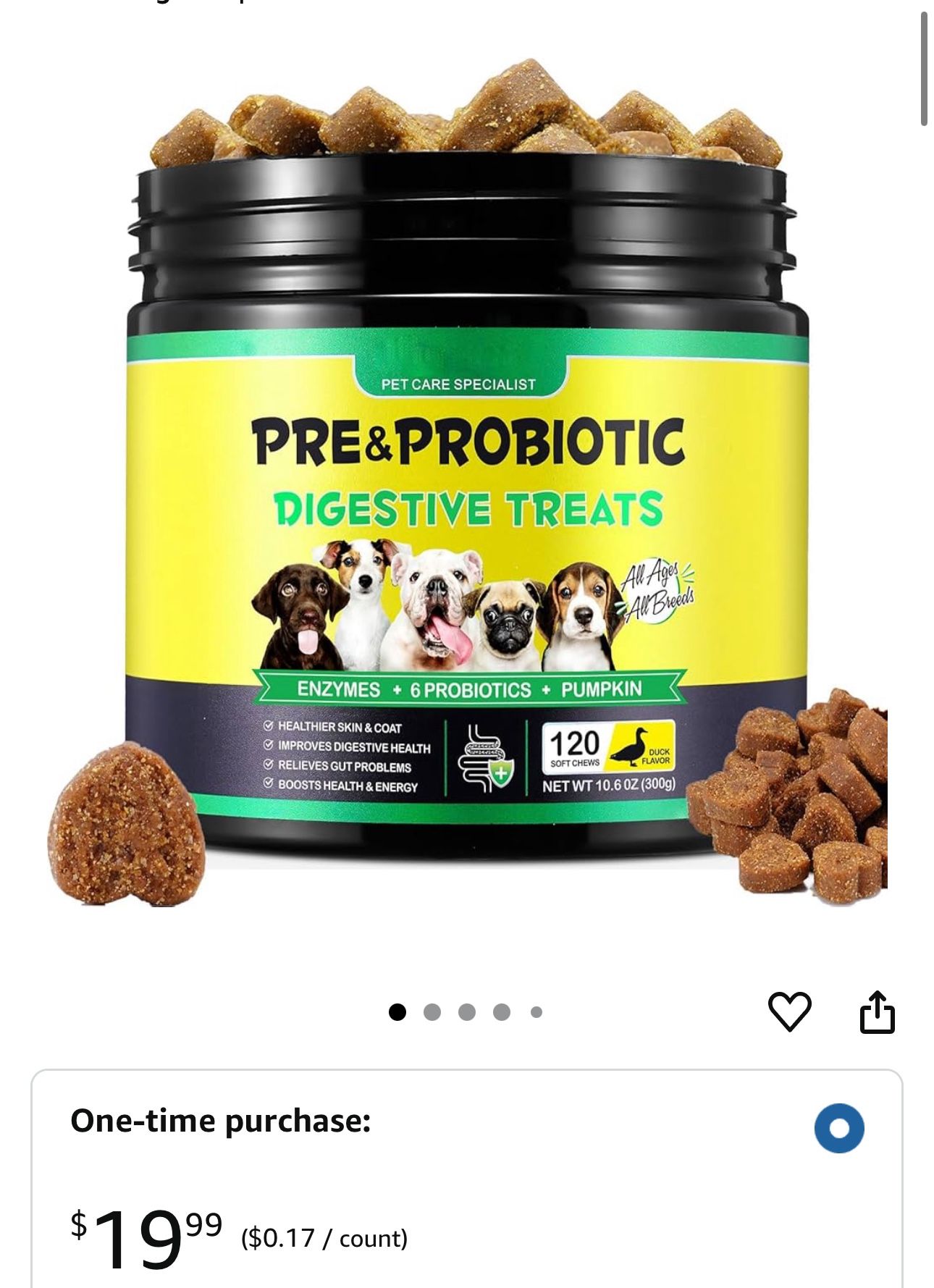 Pre - Probiotics Treats For Dogs