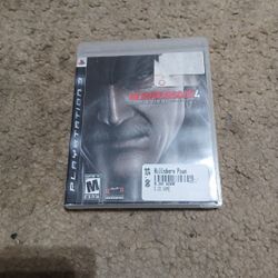 Metal Gear Solid 4 PS3
