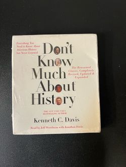 Don't Know Much about History By Kenneth Davis (2003, 3 Discs) Audio Book New