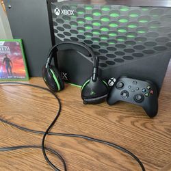 Series X 1TB Bundle- Turtle Beach Headset, Controller, Star War Game 