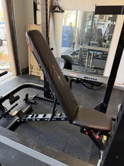 Fitness Reality Adjustable FID Weight Bench - Flat/Incline/Decline w/ Leg Hold-Down