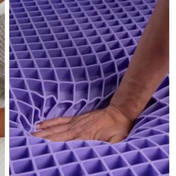 purple Mattress queen With Frame