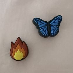 Real Croc Charm Set Of 2