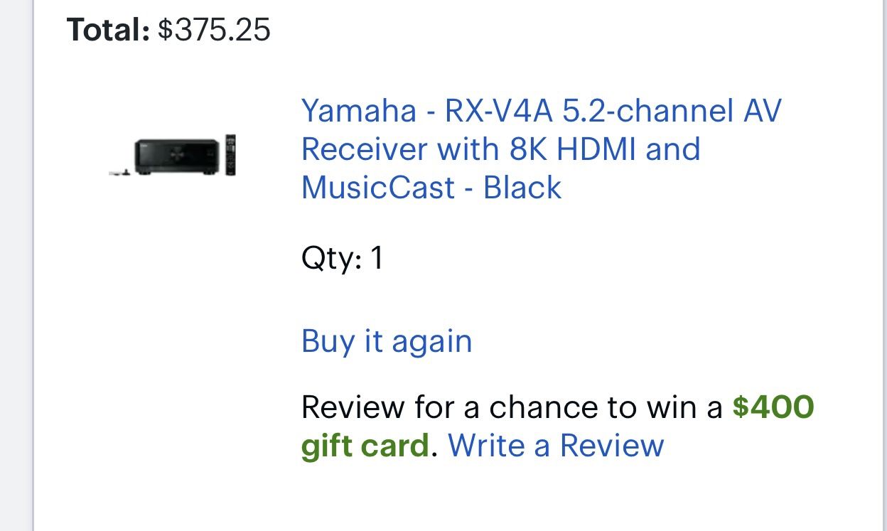 Yamaha Receiver