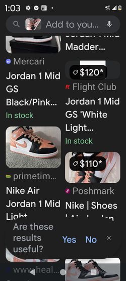 Jordan 1 Mid Gs Whites