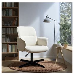 Thomasina Fabric Modern Upholstered Swivel Office Chair Ergonomic Adjustable Height Task Chair - New