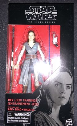Rey IN JEDI TRAINING GEAR 6 inch action figure star wars the black series the last jedi