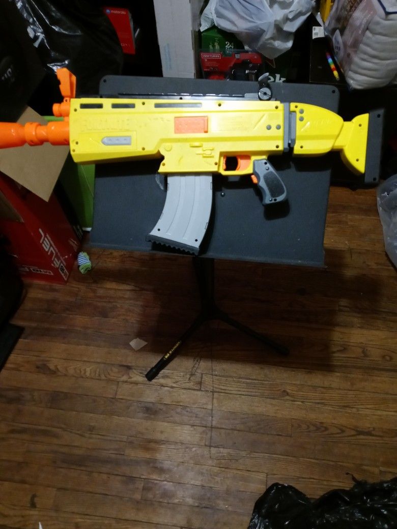 Battery-powered Nerf Fortnite Assault Rifle