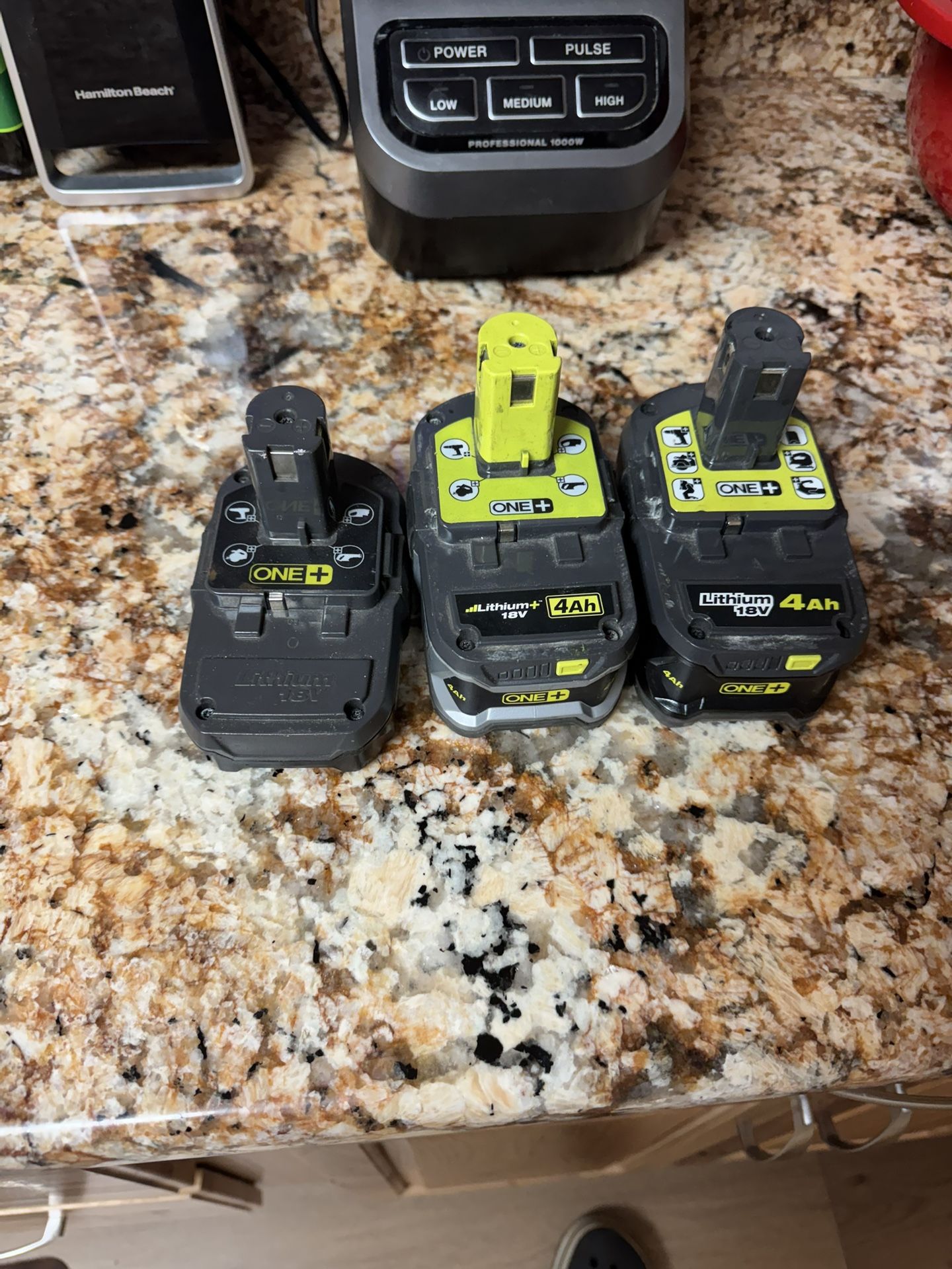 Ryobi 18v Batteries 
