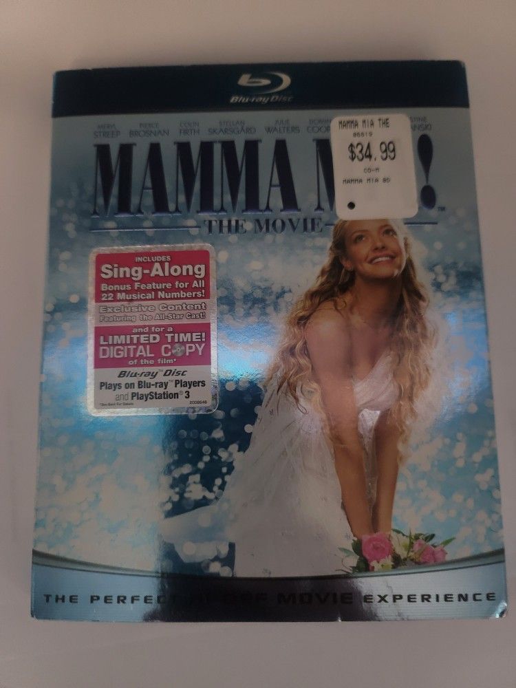 Mama Mia Dvd And Blu Ray