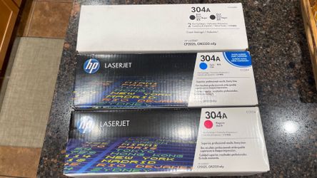 HP 304A LaserJet Toner Cartridges