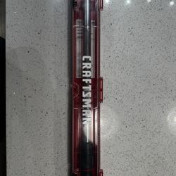 CRAFTSMAN 1/2” Drive Micrometer Torque Wrench (50–250 ft-lb) w/ Case