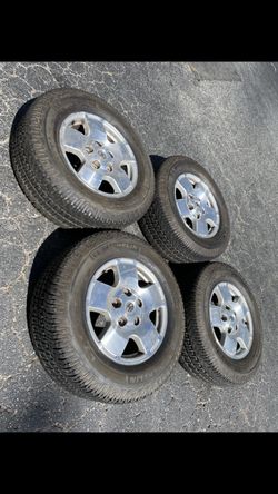 4 X 275/65r18 5x150 5x5.91 Stock Toyota Tundra Sequoia Lx470 Wheels Rims Good Michelin 80% Treads Tires