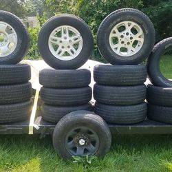 Wheels and Tires ... 5sets / GM, Jeep 