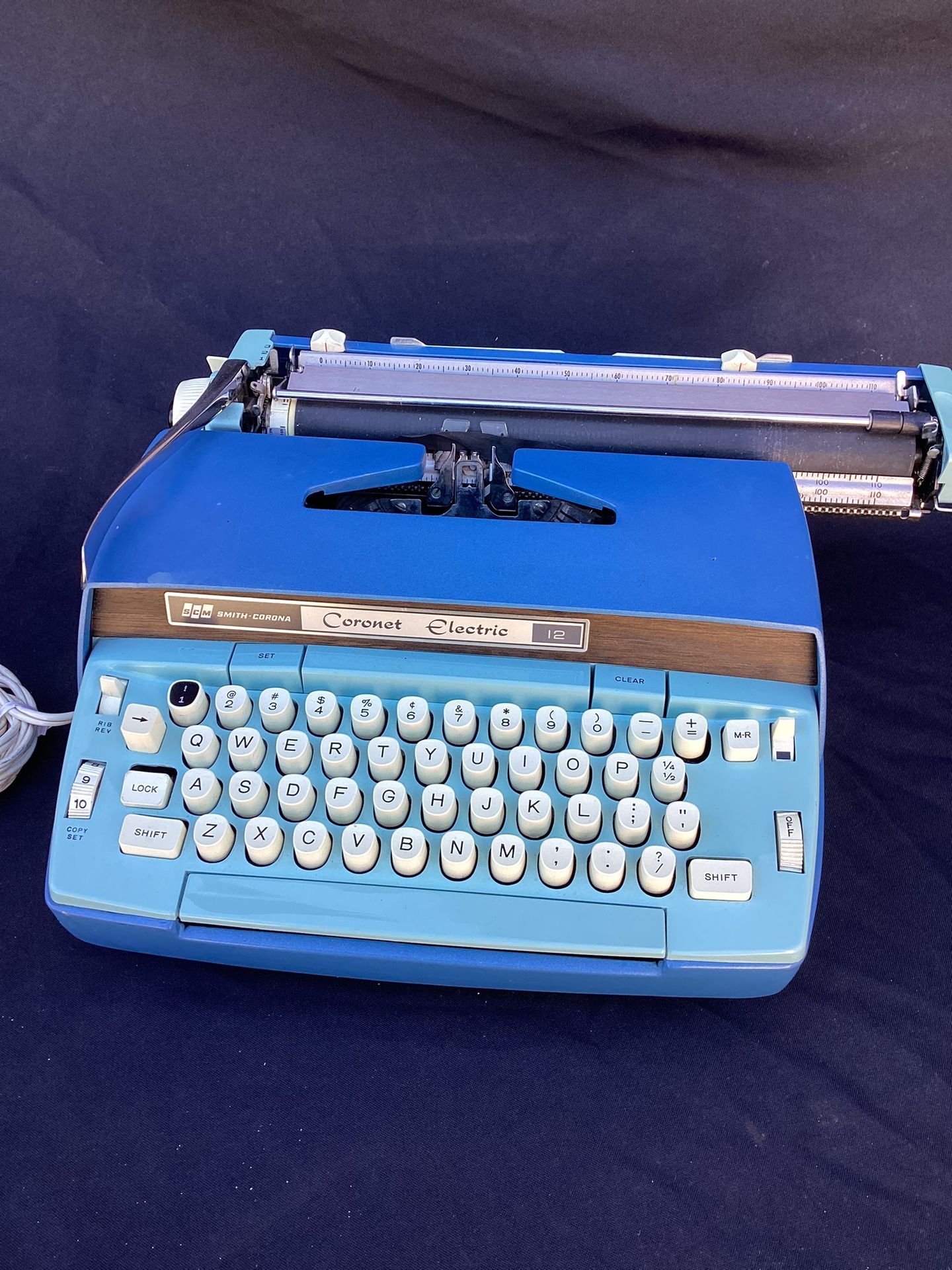 Vintage Smith Corona Coronet Electric Typewriter 12